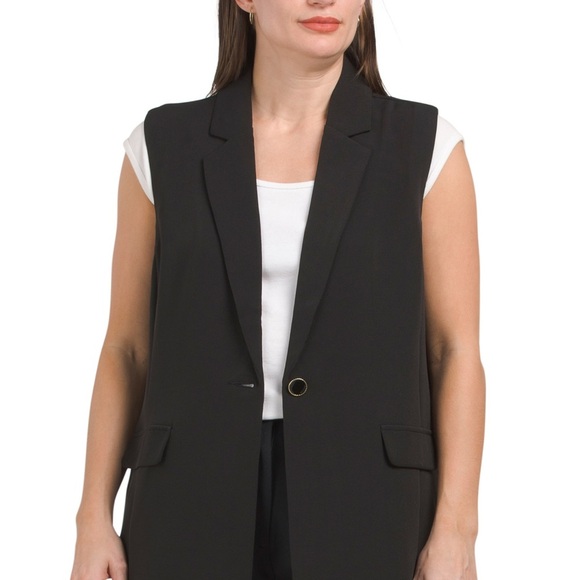 SOHO Women's Black LONGER VEST